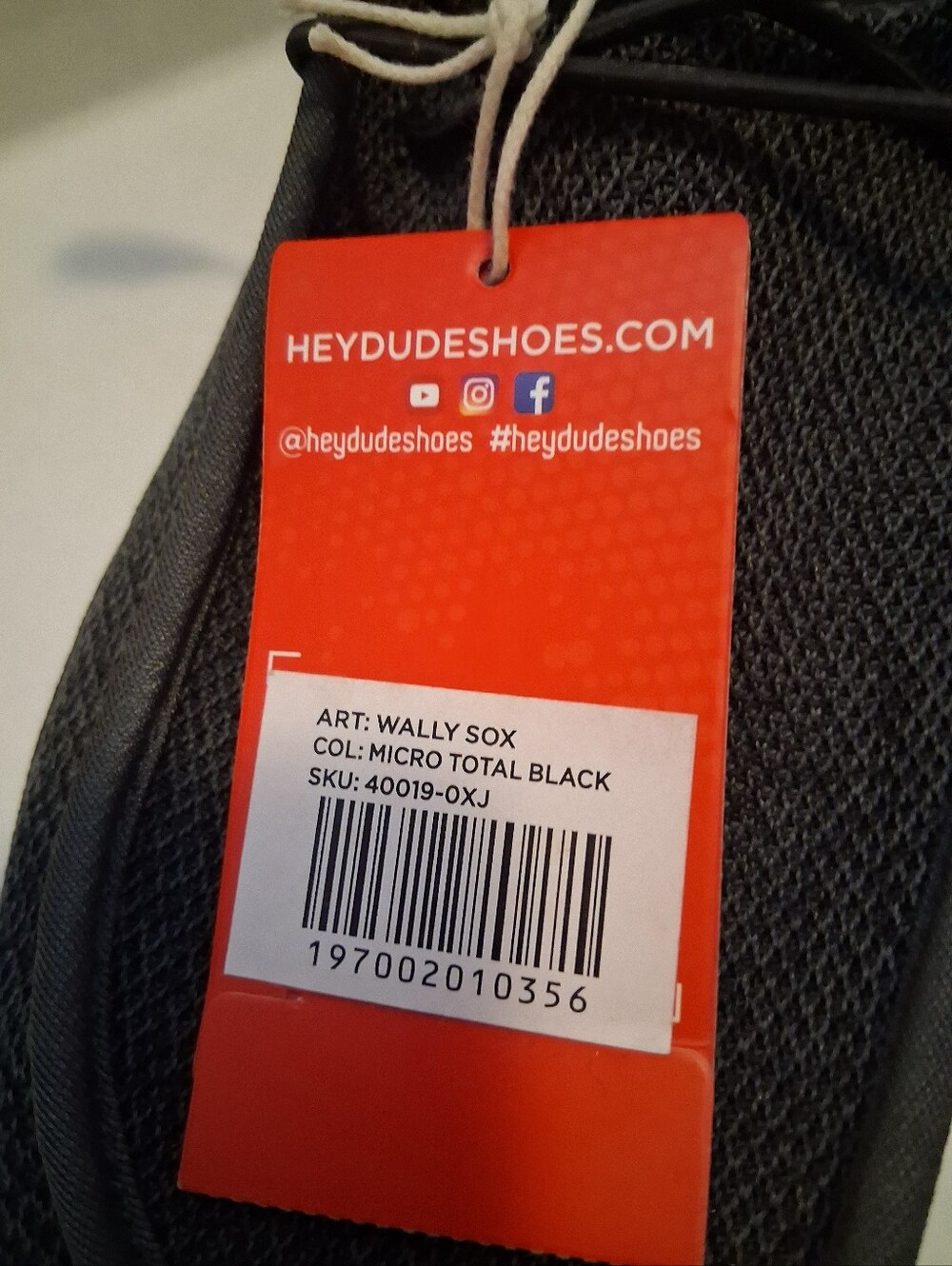 Hey Dude Sox Collection Black Sz 11 - Picture 4 of 6